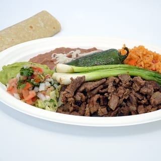 Platter with Rice & Beans